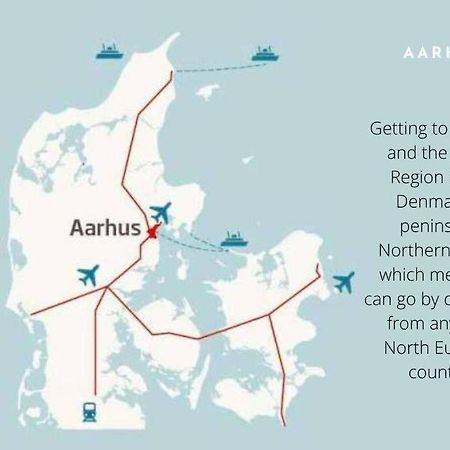 Bo Med Stil Og Udsigt Til Aarhus Lystbadehavn Exterior foto