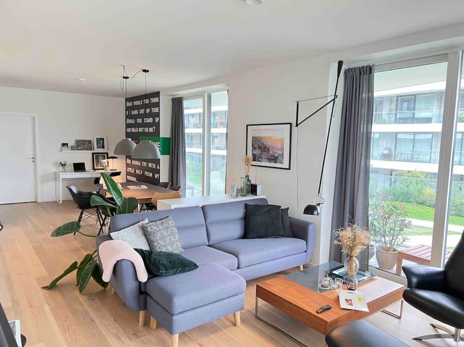 Bo Med Stil Og Udsigt Til Aarhus Lystbadehavn Exterior foto